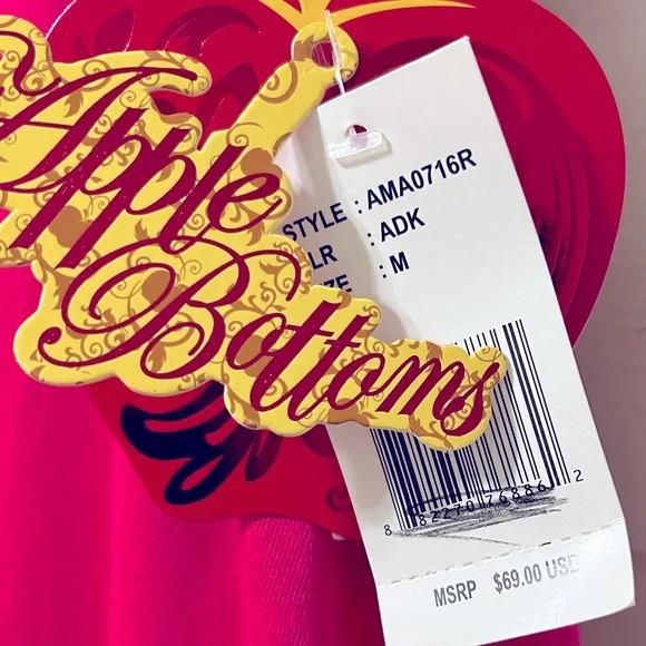 NWT. Apple Bottom romper short set. One piece. Size M. - Picture 2 of 5